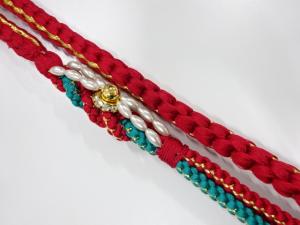 正絹　振袖用　手組帯締め